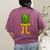 Math Teacher Hawaiian Shirts Pineapple Pi Day Symbol Women's Comfort Colors T-Shirt Back Print Berry