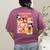 Mickey Mouse Teacher Life Women's Comfort Colors T-Shirt Back Print Berry