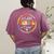 Middle School Crew Back To School For Teacher Women's Comfort Colors T-Shirt Back Print Berry