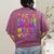 Monster ABC Cute Alphabet Halloween Teacher Costume Kids Women's Comfort Colors T-Shirt Back Print Berry