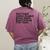 Montessori Helvetica Education Teacher Women's Comfort Colors T-Shirt Back Print Berry