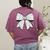 Music Notes Coquette Bow Music Teacher School Musician Band Women's Comfort Colors T-Shirt Back Print Berry Music Notes Coquette Bow Music Teacher School Musician Band Women's Comfort Colors T-Shirt Back Print Berry
