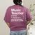 Music Teacher Definition Back To School First Day Women's Comfort Colors T-Shirt Back Print Berry