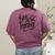 Music Teacher For Women Elementary First Day Of School Women's Comfort Colors T-Shirt Back Print Berry