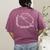 Nerdy Hippotenuse Hypotenuse Hippopotamus Math Teacher Women's Comfort Colors T-Shirt Back Print Berry