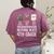 Nothing Beats 4th Grade Back To School Kids Teachers Women's Comfort Colors T-Shirt Back Print Berry