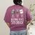 Nothing Beats 5th Grade Back To School Kids Teachers Women's Comfort Colors T-Shirt Back Print Berry