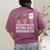 Nothing Beats Kindergarten Back To School Kids Teacher Women's Comfort Colors T-Shirt Back Print Berry