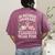 In October 2nd Grade Teachers Wear Pink Ribbon Breast Cancer Women's Comfort Colors T-Shirt Back Print Berry