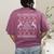 Oh Chemistree Ugly Christmas Sweater Science Student Teacher Women's Comfort Colors T-Shirt Back Print Berry
