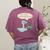 Oh Hello Kindergarteners Shirt Cute Pigeon Teacher Tee Women's Comfort Colors T-Shirt Back Print Berry Oh Hello Kindergarteners Shirt Cute Pigeon Teacher Tee Women's Comfort Colors T-Shirt Back Print Berry
