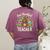 One Thankful Teacher Cute Thanksgiving Turkey School Women's Comfort Colors T-Shirt Back Print Berry One Thankful Teacher Cute Thanksgiving Turkey School Women's Comfort Colors T-Shirt Back Print Berry