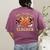 One Thankful Teacher Thanksgiving Retro Groovy Fall Teachers Women's Comfort Colors T-Shirt Back Print Berry One Thankful Teacher Thanksgiving Retro Groovy Fall Teachers Women's Comfort Colors T-Shirt Back Print Berry