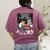 Overworked Underpaid Always Grading Teacher Women's Comfort Colors T-Shirt Back Print Berry