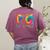P Is For Preschool Tie Dye Back To School Teacher Men Women Girls Kids Women's Comfort Colors T-Shirt Back Print Berry