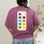 Paint Palette ArtSet Halloween Costume For Teachers Students For Men Women Kids Women's Comfort Colors T-Shirt Back Print Berry