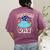 Pajama Day School Spirit Week Fun Cloud Teacher Student Women's Comfort Colors T-Shirt Back Print Berry