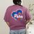 Para Heart Teacher Paraprofessional School Appreciation Women's Comfort Colors T-Shirt Back Print Berry Para Heart Teacher Paraprofessional School Appreciation Women's Comfort Colors T-Shirt Back Print Berry