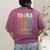 Para Tour Paraprofessional Squad Rock Teacher Back To School Women's Comfort Colors T-Shirt Back Print Berry