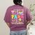 Paras Make It Possible Paraprofessional Paraeducator Teacher Women's Comfort Colors T-Shirt Back Print Berry Paras Make It Possible Paraprofessional Paraeducator Teacher Women's Comfort Colors T-Shirt Back Print Berry