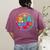 Parents Teacher Association Team Supporter PTA Squad For Men Women Girls Kids Women's Comfort Colors T-Shirt Back Print Berry