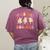 Pas De BOO-Rée Ballet Ghost Dancer Dance Teacher Halloween Women's Comfort Colors T-Shirt Back Print Berry Pas De BOO-Rée Ballet Ghost Dancer Dance Teacher Halloween Women's Comfort Colors T-Shirt Back Print Berry