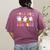 Pas De Boo-Ree Teachers Halloween Costume Ballet Dancers Women's Comfort Colors T-Shirt Back Print Berry Pas De Boo-Ree Teachers Halloween Costume Ballet Dancers Women's Comfort Colors T-Shirt Back Print Berry