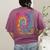 PE Teacher Phys Ed Tie Dye Physical Education Appreciation Women's Comfort Colors T-Shirt Back Print Berry