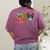 Peace Love Boston Terrier Tie Dye Dog Lover For Men Women Girls Kids Women's Comfort Colors T-Shirt Back Print Berry