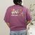 Peace Love Inclusion Sped Squad Special-Ed Teacher Daycare Women's Comfort Colors T-Shirt Back Print Berry