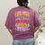 Physical Education School PE Teacher Halloween Costume Men Women Women's Comfort Colors T-Shirt Back Print Berry