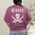 Pi Day Pi Rate Pirate For Teachers Women's Comfort Colors T-Shirt Back Print Berry