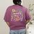 Pre-K Crayons & Curiosity Preschool Teachers Life Tie Dye Women's Comfort Colors T-Shirt Back Print Berry
