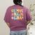 In My Pre-K Era Girl Back To School Cute PreSchool Teacher Women's Comfort Colors T-Shirt Back Print Berry In My Pre-K Era Girl Back To School Cute PreSchool Teacher Women's Comfort Colors T-Shirt Back Print Berry