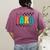 Pre-K Paraprofessional Teacher Back To School Vibes Women's Comfort Colors T-Shirt Back Print Berry Pre-K Paraprofessional Teacher Back To School Vibes Women's Comfort Colors T-Shirt Back Print Berry