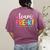 Pre-k Team Pencil Teacher Student Back To School Girls Women's Comfort Colors T-Shirt Back Print Berry