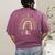 Pre K Vibes Back To School Student Teacher Women's Comfort Colors T-Shirt Back Print Berry Pre K Vibes Back To School Student Teacher Women's Comfort Colors T-Shirt Back Print Berry