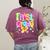 Preppy First Grade Back To School 1st Grade Teacher Girl Kid Women's Comfort Colors T-Shirt Back Print Berry Preppy First Grade Back To School 1st Grade Teacher Girl Kid Women's Comfort Colors T-Shirt Back Print Berry