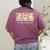 Preppy Goose Teacher Trick Or Teach Halloween Teacher Goose Women's Comfort Colors T-Shirt Back Print Berry
