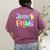 Preppy Seventh Grade Back To School 7th Grade Teachers Girls Women's Comfort Colors T-Shirt Back Print Berry Preppy Seventh Grade Back To School 7th Grade Teachers Girls Women's Comfort Colors T-Shirt Back Print Berry