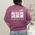 Preppy Silly Teacher Goose Build Character Back To School Women's Comfort Colors T-Shirt Back Print Berry Preppy Silly Teacher Goose Build Character Back To School Women's Comfort Colors T-Shirt Back Print Berry