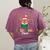 Preschool Crew Xmas Reindeer Teacher Student Christmas Women's Comfort Colors T-Shirt Back Print Berry Preschool Crew Xmas Reindeer Teacher Student Christmas Women's Comfort Colors T-Shirt Back Print Berry