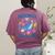 Preschool Is Whale-y Great Preschool Teacher Women's Comfort Colors T-Shirt Back Print Berry