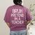 Pretend I'm A Teacher Halloween Costume Women's Comfort Colors T-Shirt Back Print Berry