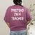 Pretend I'm a Teacher Lazy Last Minute Halloween Costume Women's Comfort Colors T-Shirt Back Print Berry