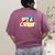 PTA Crew Back To School Volunteer Board Mom Parent Teacher Women's Comfort Colors T-Shirt Back Print Berry PTA Crew Back To School Volunteer Board Mom Parent Teacher Women's Comfort Colors T-Shirt Back Print Berry