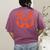 Pumpkin Pi Pie Math Thanksgiving Science Teacher Women's Comfort Colors T-Shirt Back Print Berry