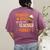 Pumpkin Spice Gives Me Teacher Powers Fall Thanksgiving Men Women Women's Comfort Colors T-Shirt Back Print Berry