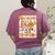 Pumpkin Teacher Preppy Fall In Love With Learning Autumn Women's Comfort Colors T-Shirt Back Print Berry Pumpkin Teacher Preppy Fall In Love With Learning Autumn Women's Comfort Colors T-Shirt Back Print Berry