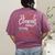 Punctuation Saves Lives I English Grammar Teacher Women's Comfort Colors T-Shirt Back Print Berry